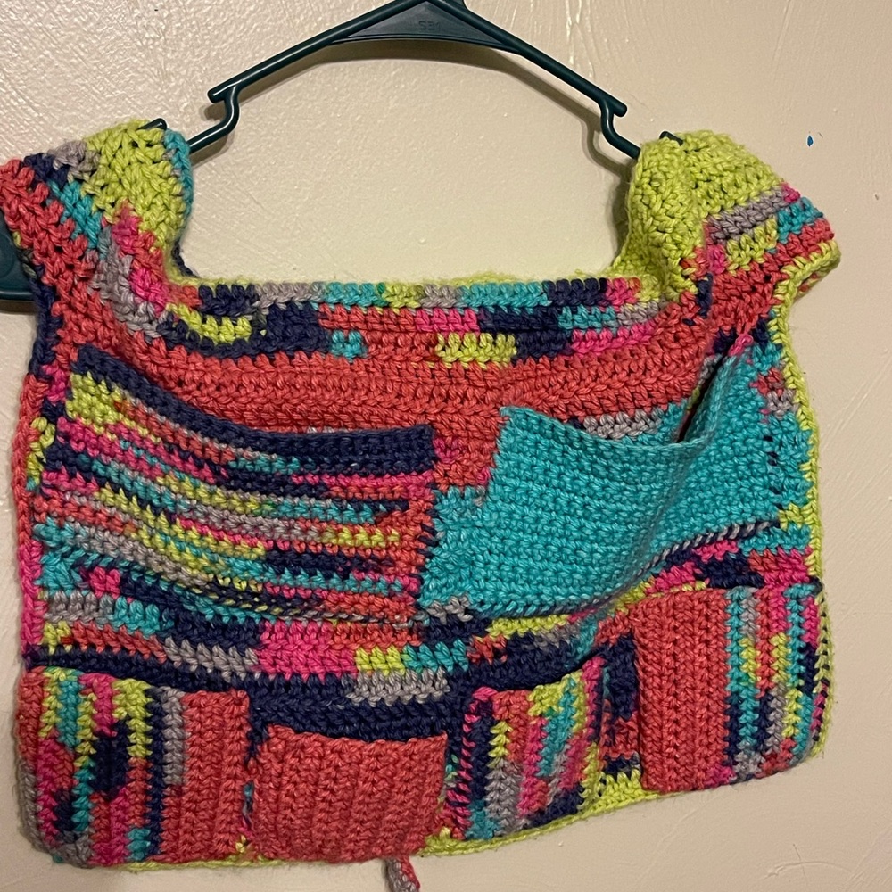 Multicolor Crochet Egg Apron